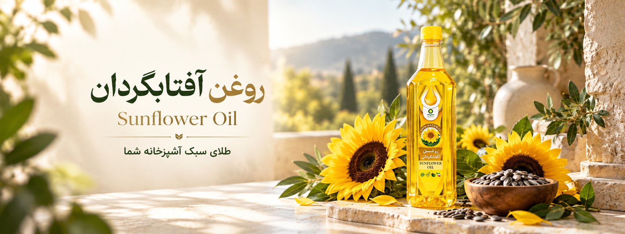 روغن آفتابگردان خالص